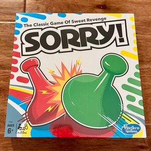 Hasbro Sorry! Board Game - Red and Green Fun